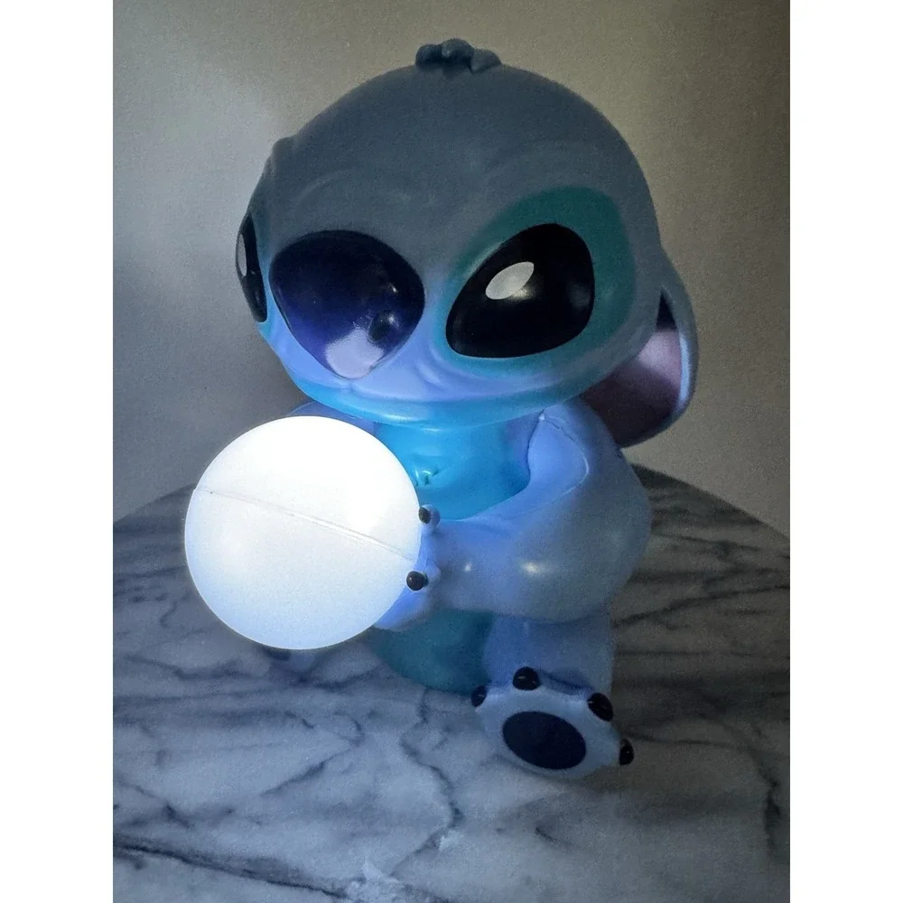Disney Stitch Night Light Lamp Lilo & Stitch Kids Bedroom Decor Orb Light